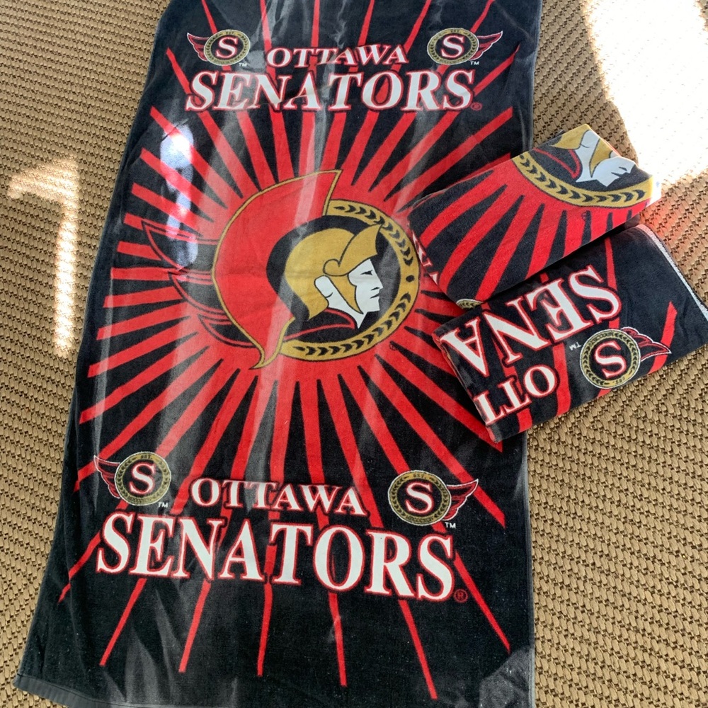 Bundle of 3 Vintage Ottawa Senators Beach Towels